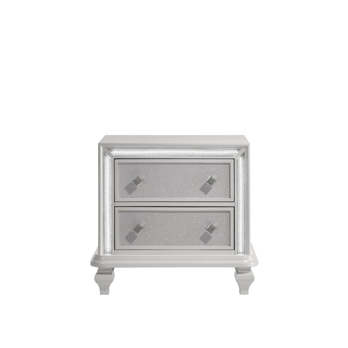 STARDUST NIGHTSTAND-WHITE