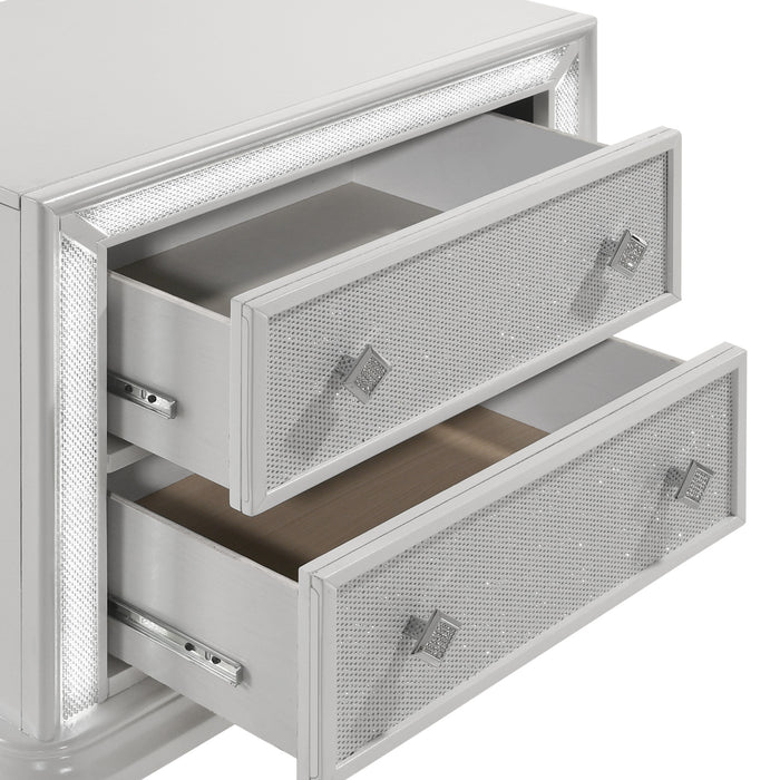 STARDUST NIGHTSTAND-WHITE