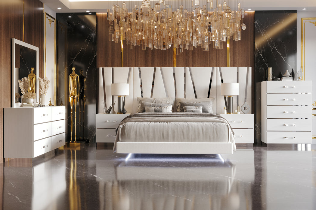 EUROPA MIRROR- WHITE