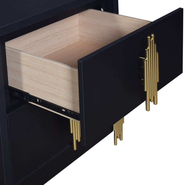 EMPIRE NIGHTSTAND- BLACK