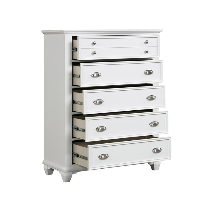 JAMESTOWN CHEST- WHITE