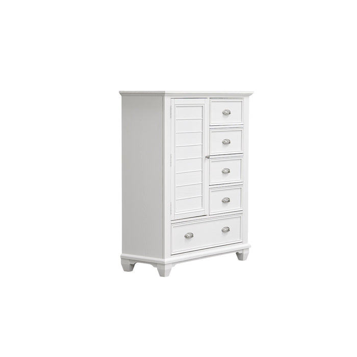 JAMESTOWN DOOR CHEST- WHITE