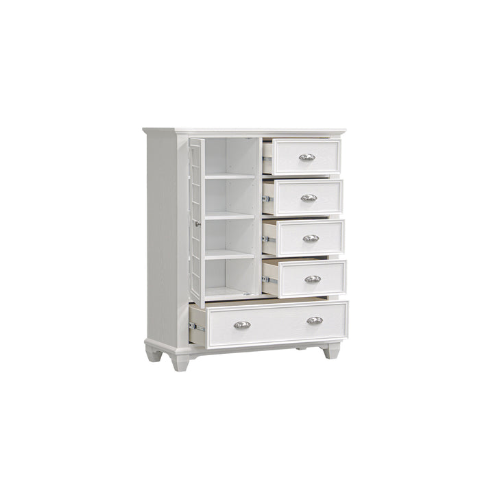JAMESTOWN DOOR CHEST- WHITE