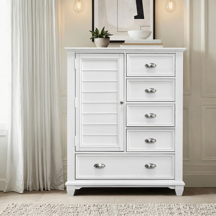 JAMESTOWN DOOR CHEST- WHITE