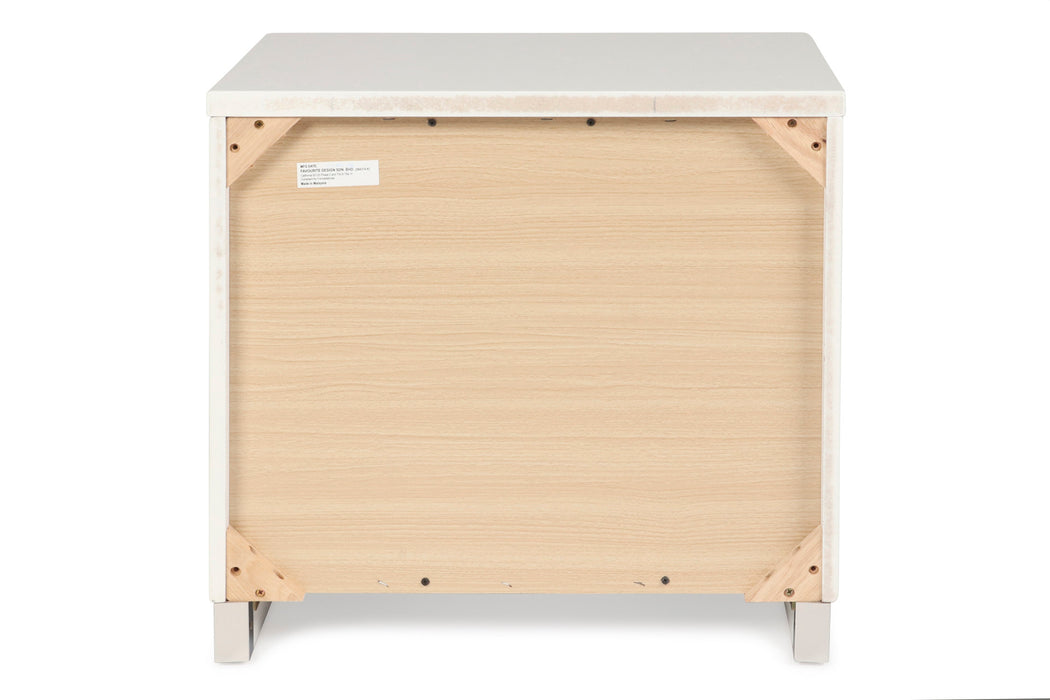 SAPPHIRE NIGHTSTAND-WHITE
