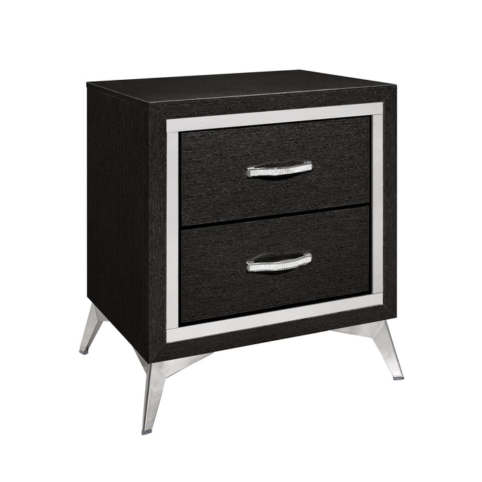HUXLEY NIGHTSTAND-BLACK