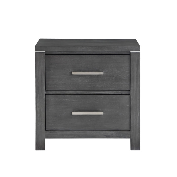 ODESSA NIGHTSTAND-CHARCOAL