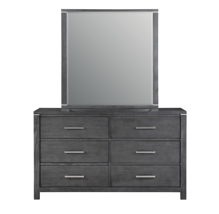 ODESSA MIRROR-CHARCOAL