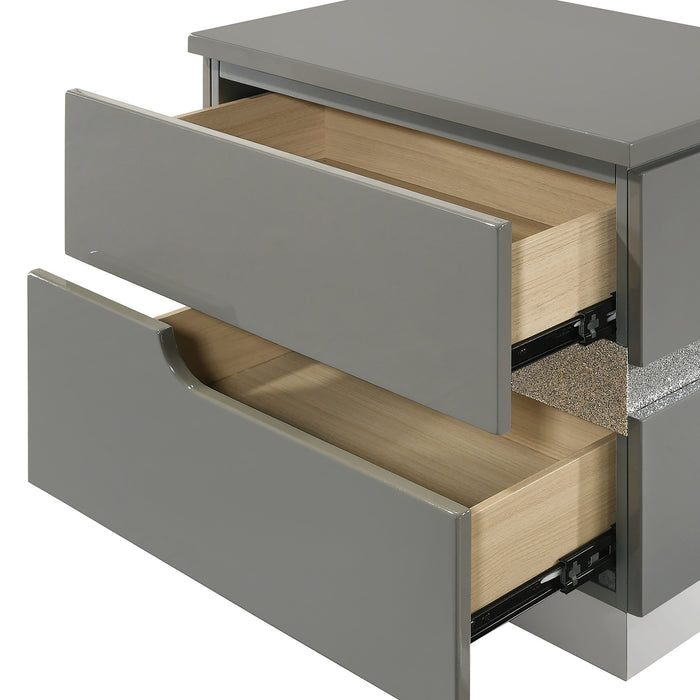 PARADOX NIGHTSTAND-GRAY