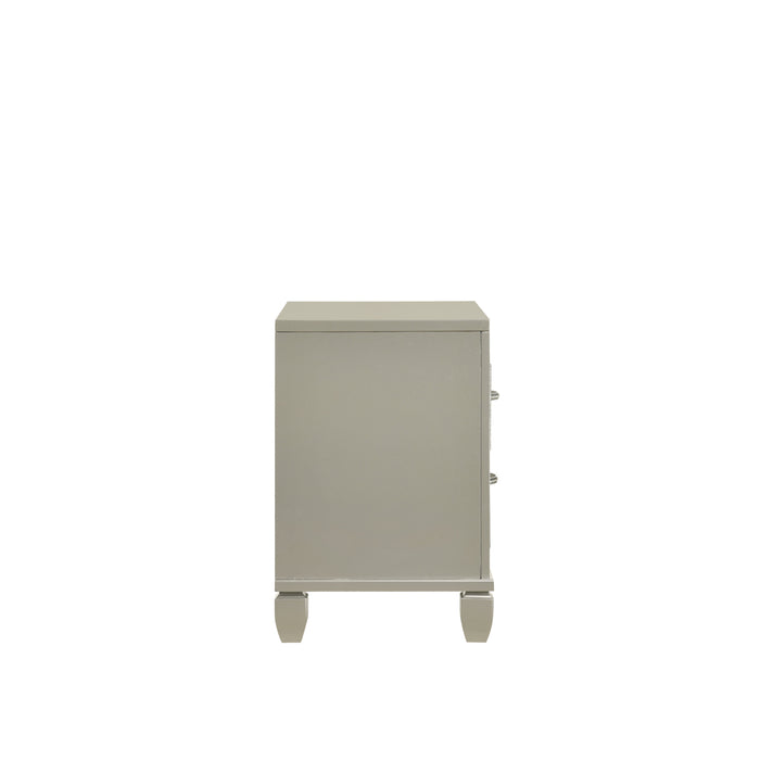 RADIANCE NIGHTSTAND-SILVER