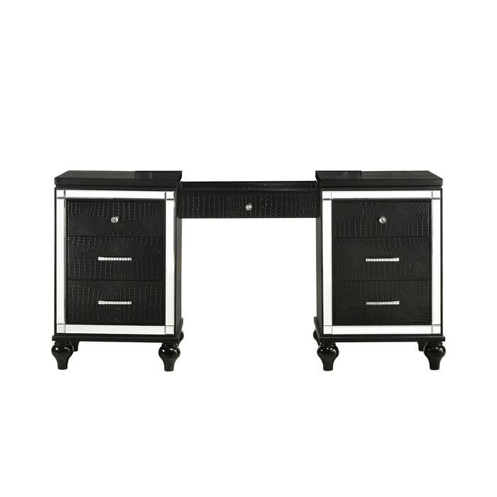 VALENTINO VANITY TABLE-BLACK