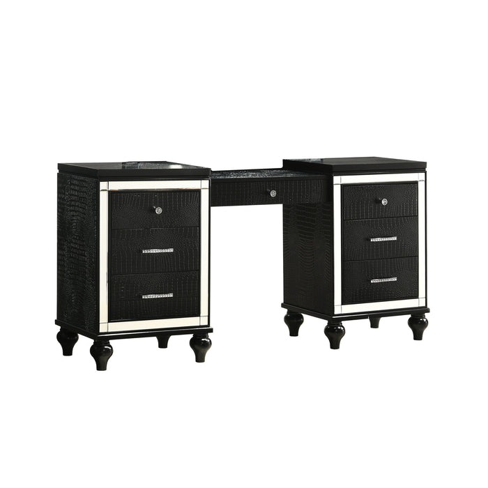 VALENTINO VANITY TABLE-BLACK