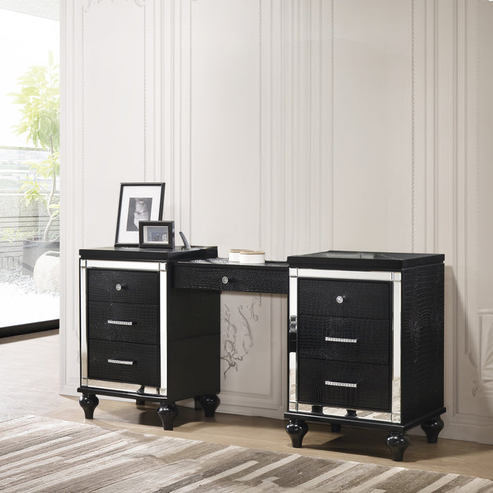 VALENTINO VANITY TABLE-BLACK