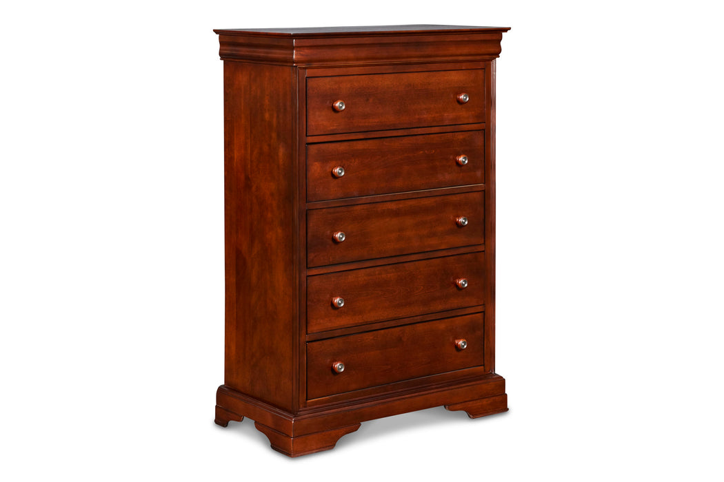 VERSAILLES LIFT TOP CHEST- BORDEAUX