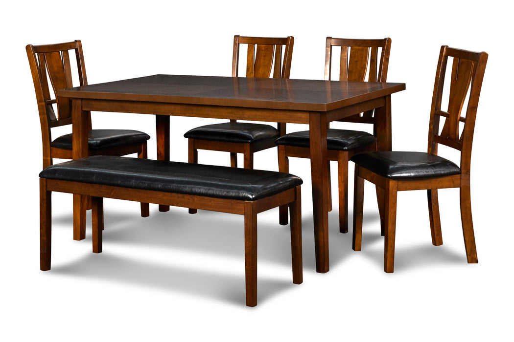 DIXON STD DINING 6 PC SET-DK ESPRESSO