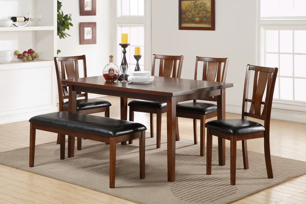 DIXON STD DINING 6 PC SET-DK ESPRESSO