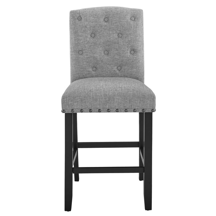 DAPHNE 5 PC GRAY 42" COUNTER SET W/GRAY CHAIRS