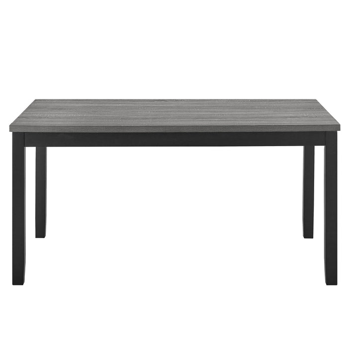 DAPHNE 5 PC GRAY 60" DINING SET W/GRAY CHAIRS