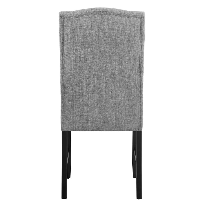 DAPHNE 5 PC GRAY 60" DINING SET W/GRAY CHAIRS