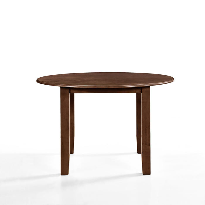 PASCAL 47" ROUND DINING TABLE-WALNUT