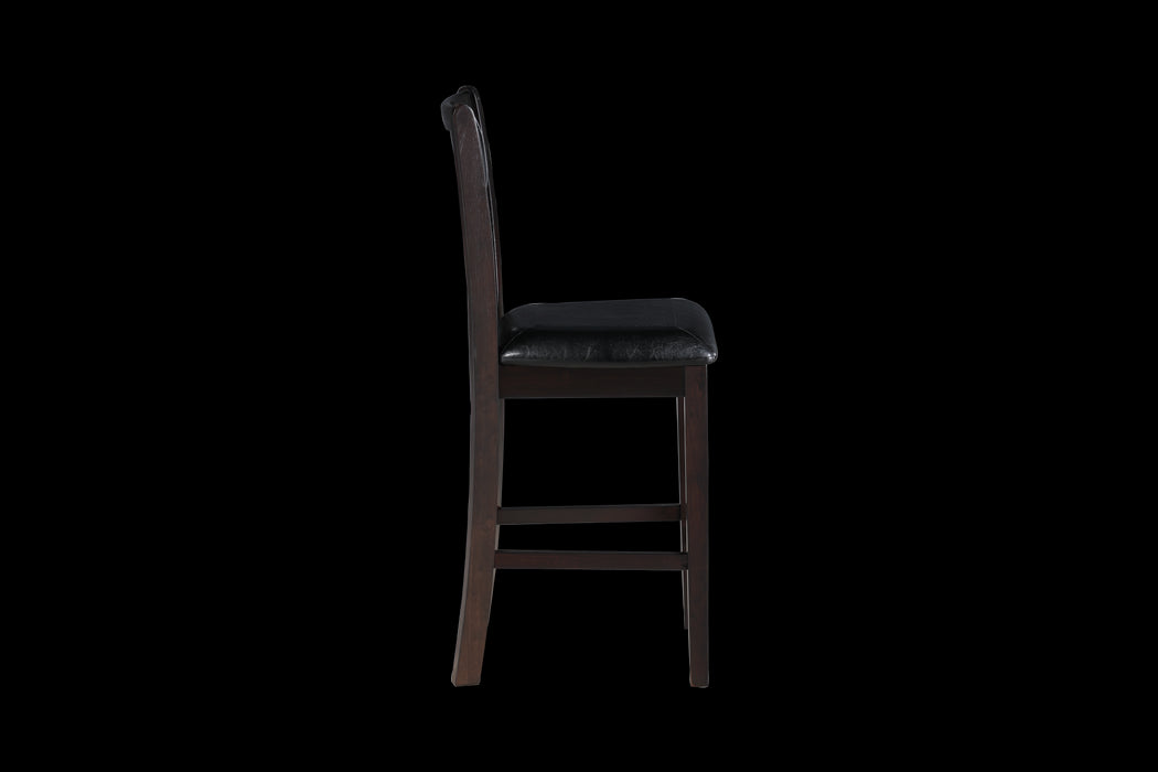 GIA COUNTER CHAIRS (2/CTN)-EBONY