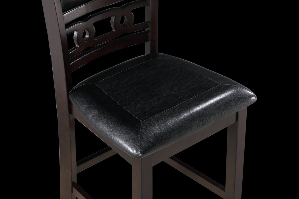 GIA COUNTER CHAIRS (2/CTN)-EBONY