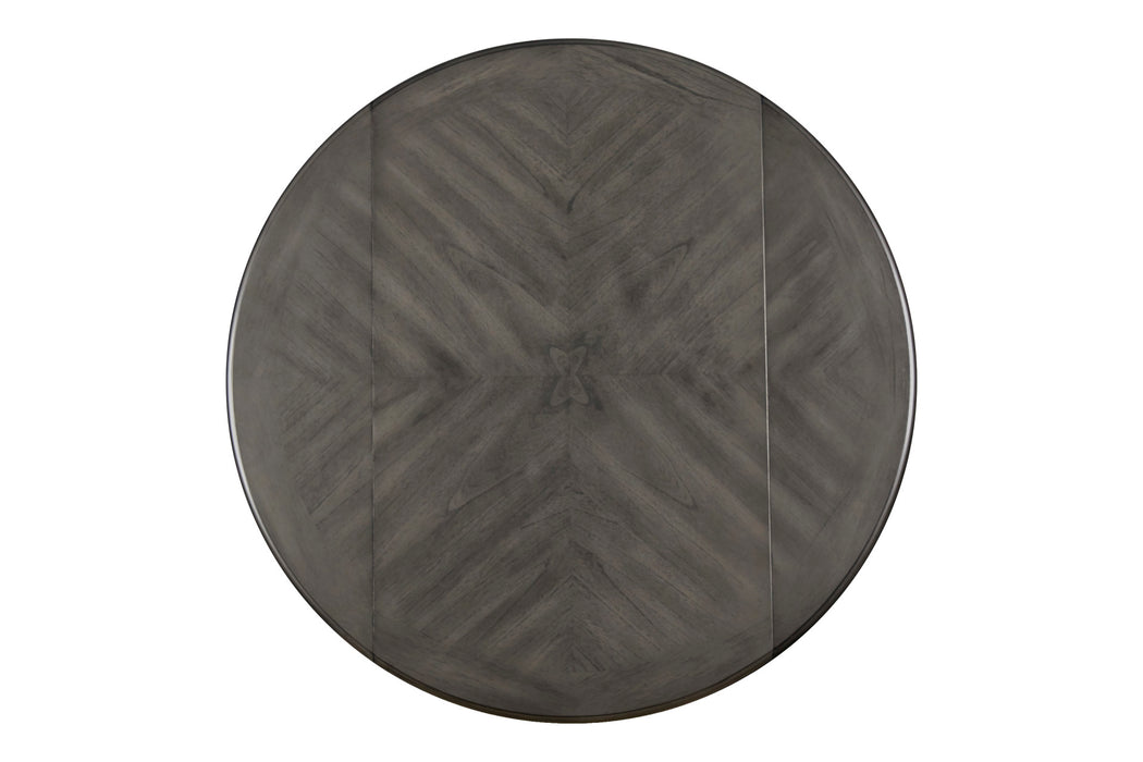 GIA 3 PC 42" COUNTER DROP LEAF TABLE & 2 CHAIRS-GRAY