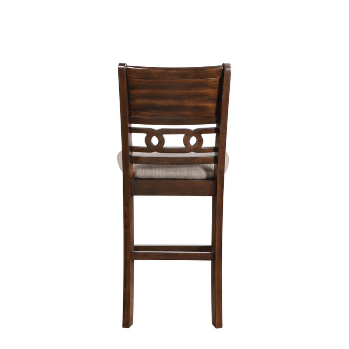 GIA 5 PC 42" ROUND COUNTER DINING TABLE & 4 CHAIRS-CHERRY