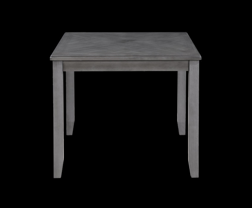 GIA 5 PC 48" RECTANGLE DINING TABLE & 4 CHAIRS-GRAY