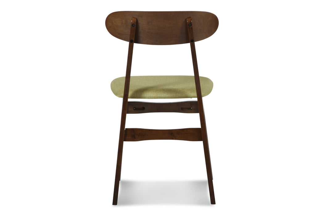MOROCCO DINING CHAIR W/GREEN SEAT CUSHION (2 Per Carton)