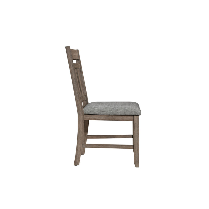 HARRISBURG DINING CHAIR (2 PER CARTON)--WALNUT
