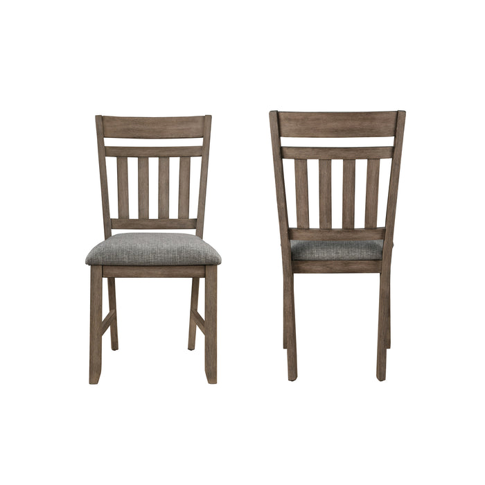 HARRISBURG DINING CHAIR (2 PER CARTON)--WALNUT