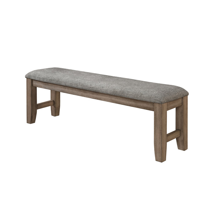 HARRISBURG BENCH-WALNUT