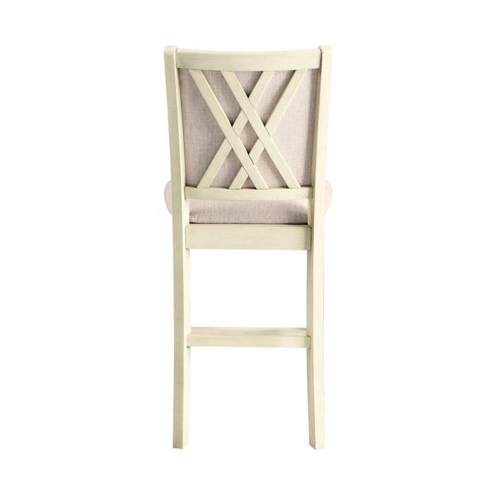 AMY COUNTER CHAIR (2/CTN)-BISQUE