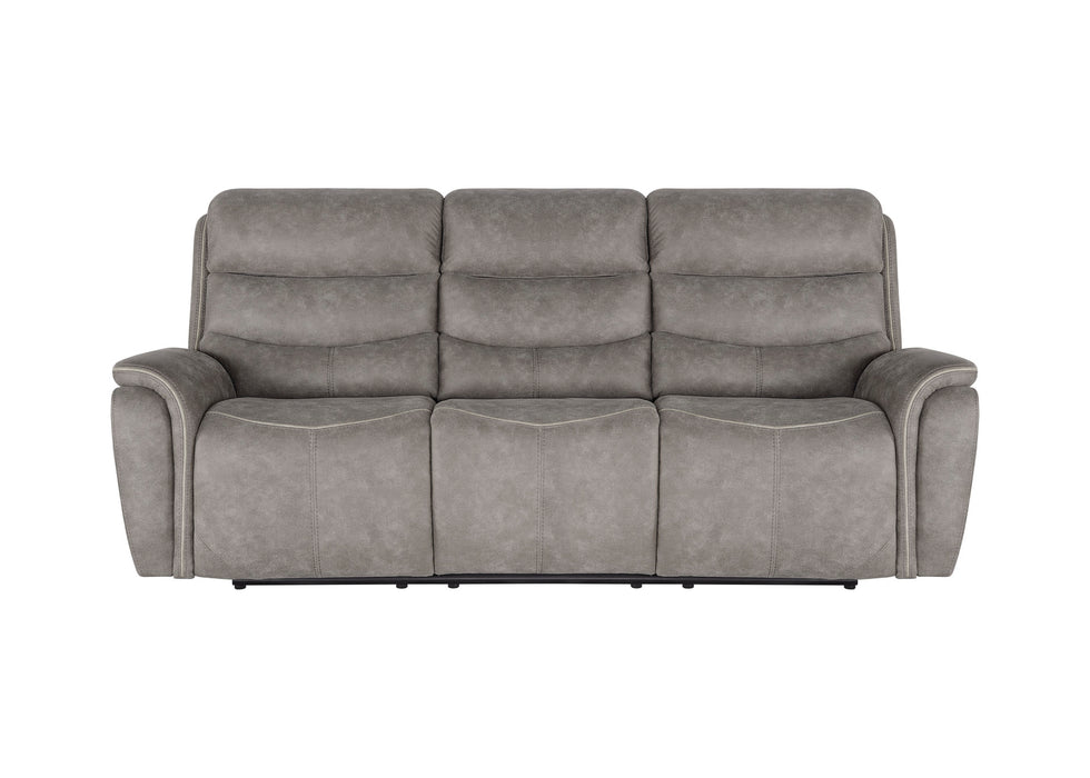 KAMARI  SOFA W/DUAL RECLINER-GRAY