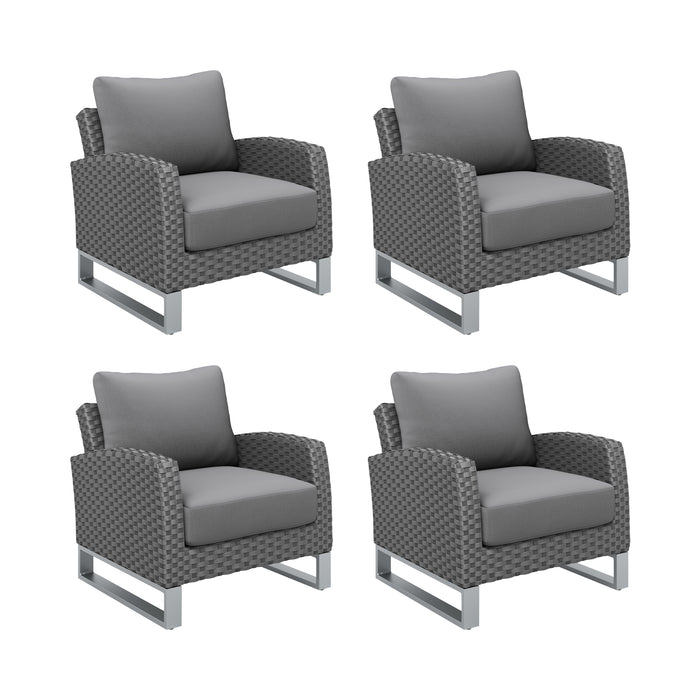 FIJI - 4 CHAIRS -GRAY