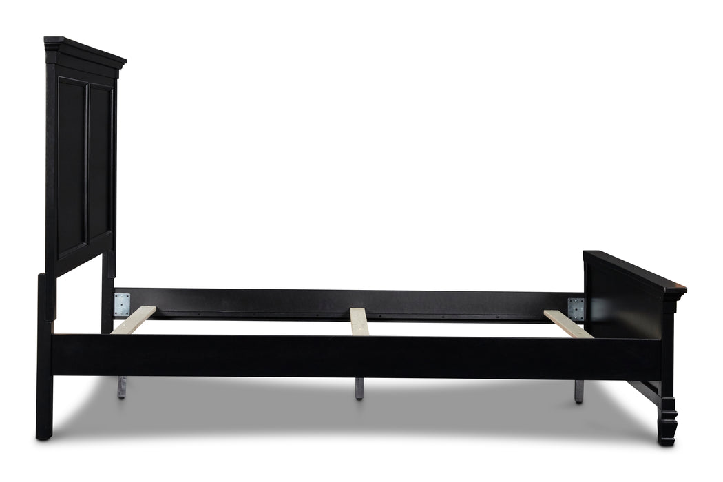 TAMARACK 3/3 TWIN BED - BLACK