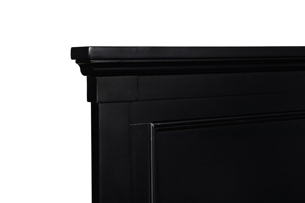 TAMARACK 3/3 TWIN BED - BLACK