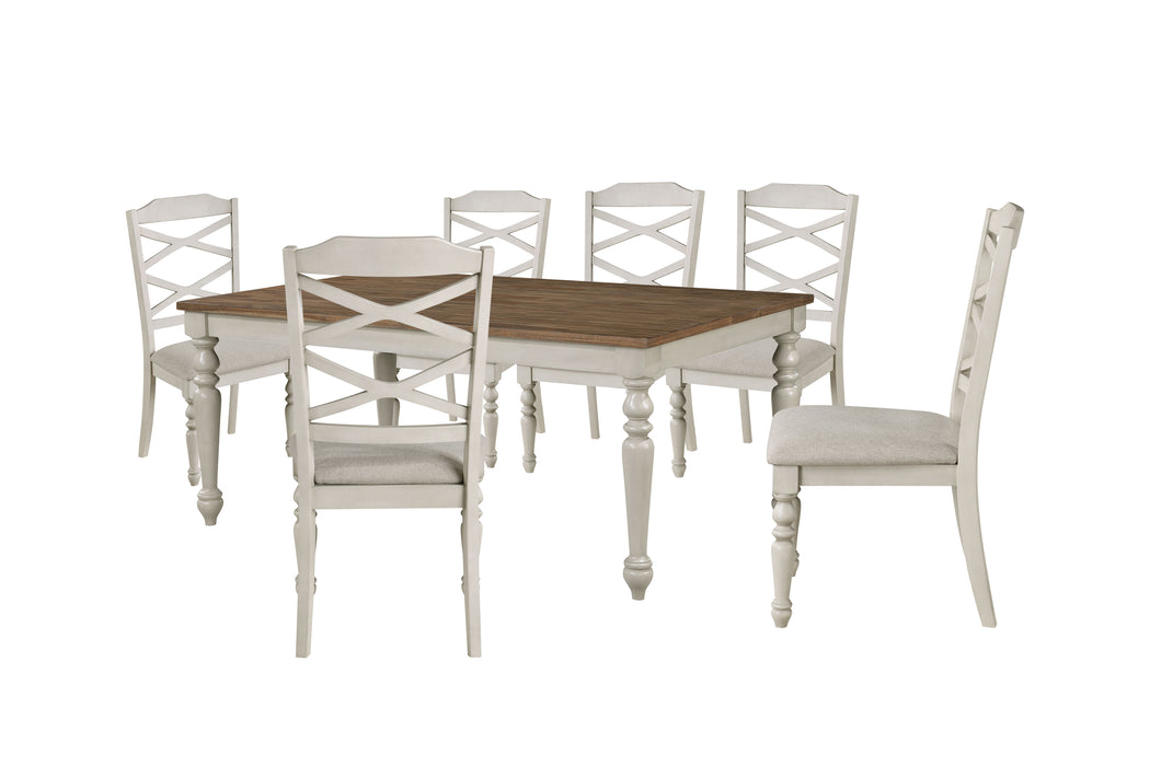 JENNIFER DINING TABLE + 6 CHAIRS