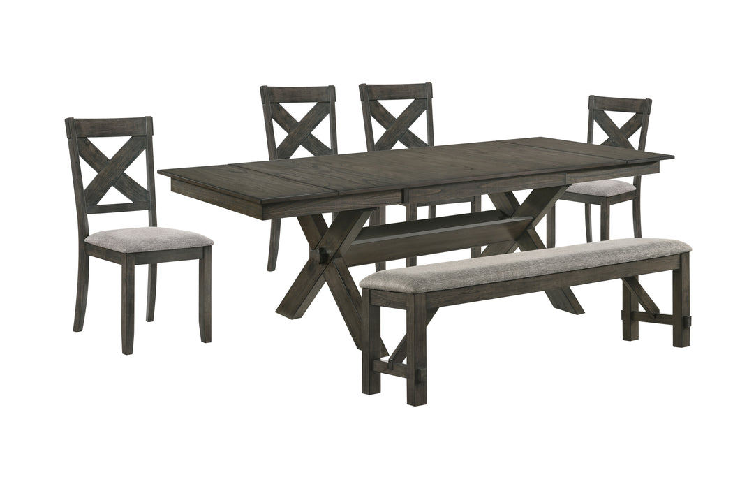 GULLIVER DINING TABLE W/ 4 CHAIRS & BENCH