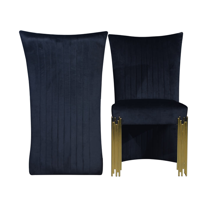 EMPIRE DINING CHAIR (2 Per Carton)-BLACK