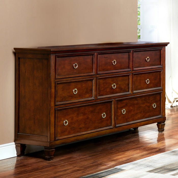 TAMARACK DRESSER- BRN CHERRY