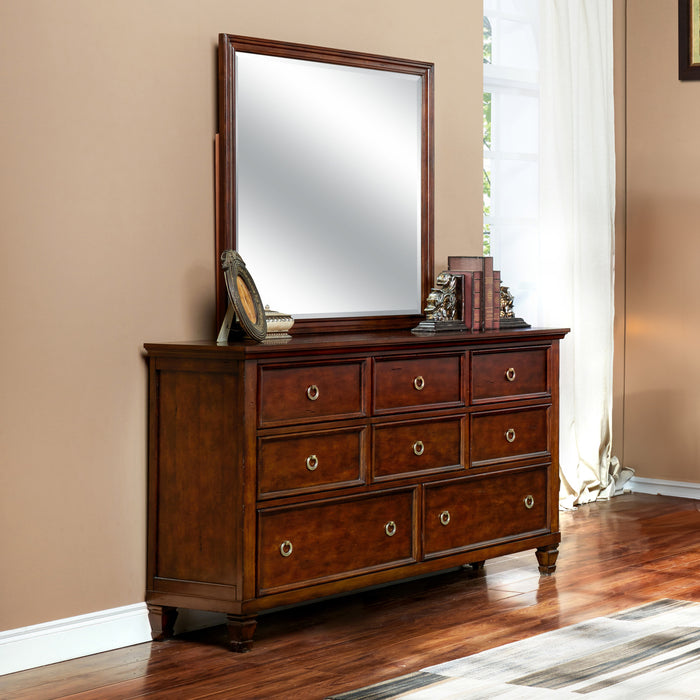 TAMARACK MIRROR- BRN CHERRY