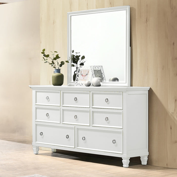 TAMARACK MIRROR- WHITE