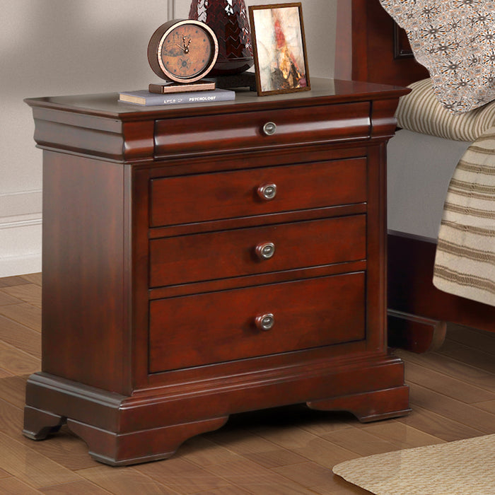 VERSAILLES NIGHTSTAND- BORDEAUX