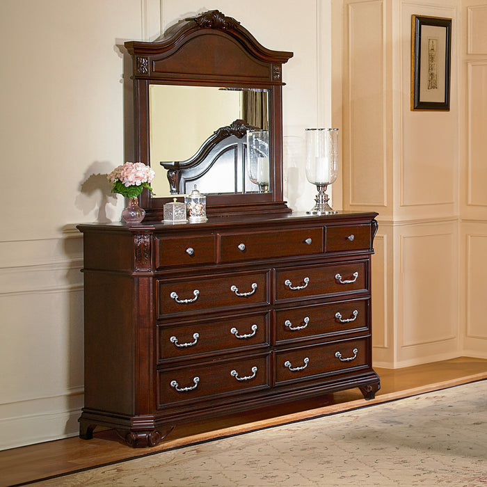 EMILIE MIRROR- TUDOR BROWN