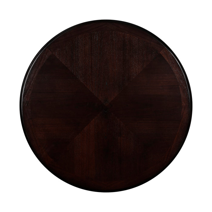 GIA 5 PC 42" ROUND COUNTER DINING TABLE & 4 CHAIRS-EBONY