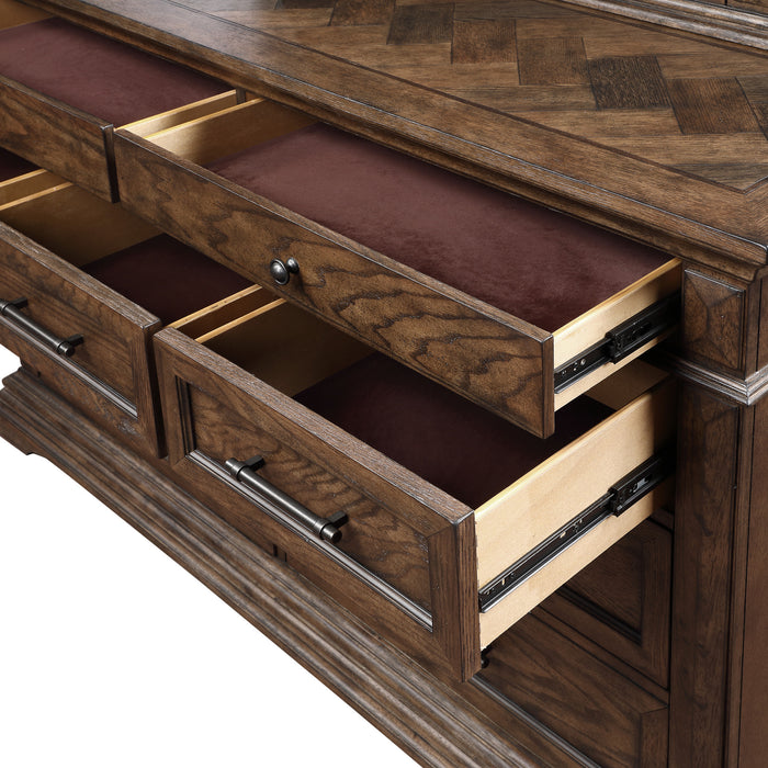 MAR VISTA MIRROR-WALNUT