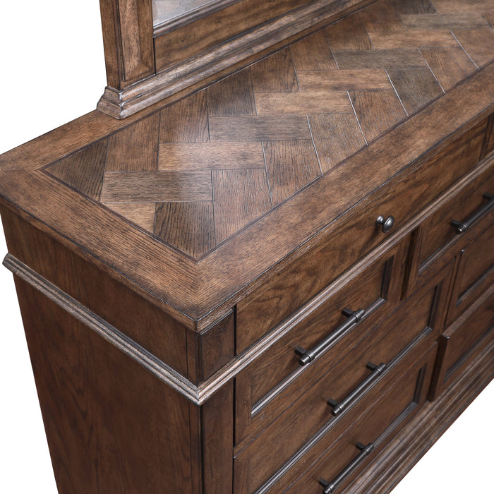 MAR VISTA MIRROR-WALNUT