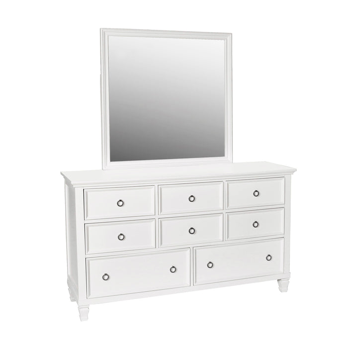 TAMARACK MIRROR- WHITE